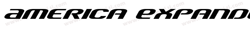 America Expanded字体转换